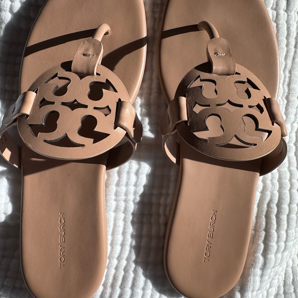 Tory Burch Miller Narrow Style Light Sand Sandals